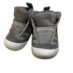 Comfy Gray Baby Walker Shoes